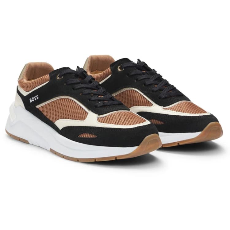 Image of Boss Womens Skylar Low-Top Trainers Medium Beige female 3 (36)