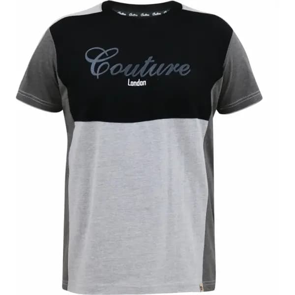Image of D555 by Duke Duke Mens Big Size D555 Couture Crew Neck T-Shirt With Cu
