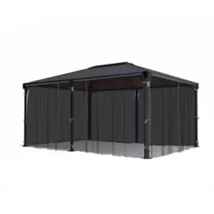Image of Palram - Canopia 4/5K Grey Polyester (Pes) Gazebo Net (L)2170mm (W)4650mm