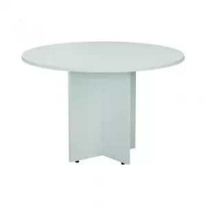 Image of Jemini White Round D1200 Meeting Table KF78958