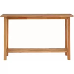 Image of Natural Rectangular Console Table - Premier Housewares