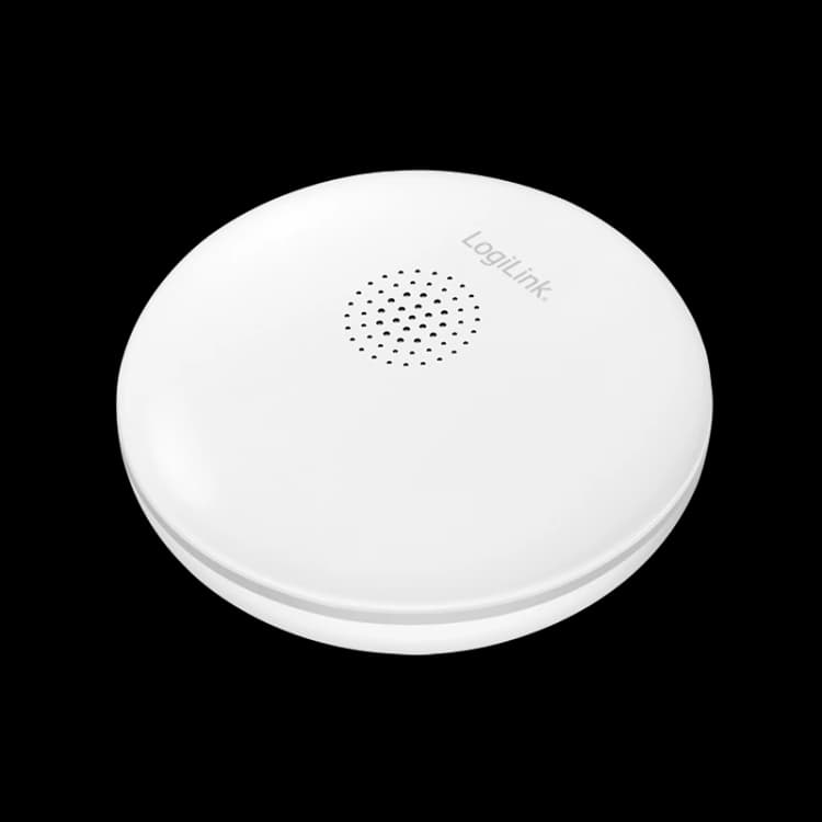 Image of LogiLink WiFi Smart Water Sensor. round shape. Tuya compatible