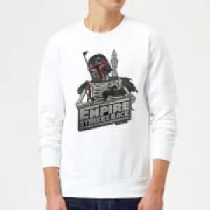 Image of Star Wars Boba Fett Skeleton Sweatshirt - White - L