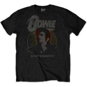Image of David Bowie - Vintage Ziggy Unisex XX-Large T-Shirt - Black