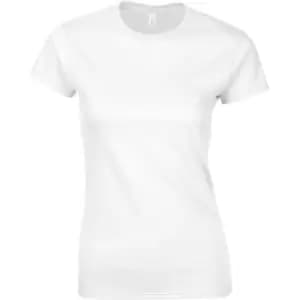 Image of Gildan Ladies Soft Style Short Sleeve T-Shirt (XL) (White)