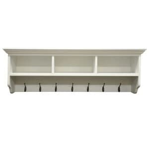 Image of Tocino 7-Hook Hallway Coat Hooks with Shelves