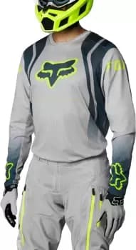 Image of FOX Legion Air Kovent Motocross Jersey, grey, Size XL, grey, Size XL