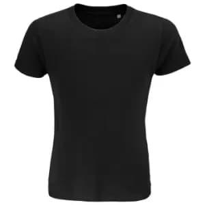 Image of SOLS Childrens/Kids Crusader Organic T-Shirt (4 Years) (Deep Black)