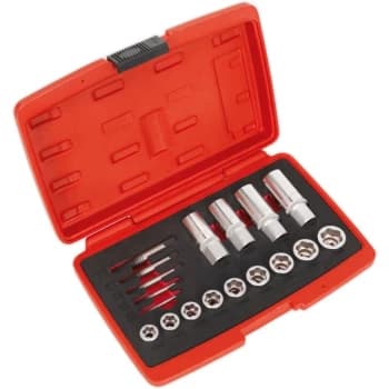 Image of Sealey - AK751 Bolt, Stud & Screw Extractor Set 18pc