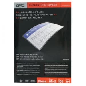 Image of GBC Laminating Pouches Glossy 160 Microns A4 100 Pieces