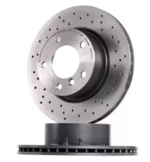 Image of BREMBO Brake disc BMW 09.9752.1X 34116764641,34116854997 Brake rotor,Brake discs,Brake rotors