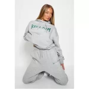Image of I Saw It First Reclaim Sustainable Staples Oversized Hoodie - Grey