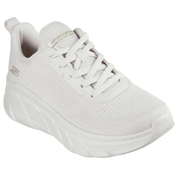 Image of Skechers Womens Bobs B Flex Hi Flying Textile Upper Trainers UK Size 5 (EU 38) Off White SKE2245-OFWT-5
