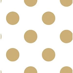 Image of Superfresco Easy Gold Dotty Decorative Wallpaper - 10m