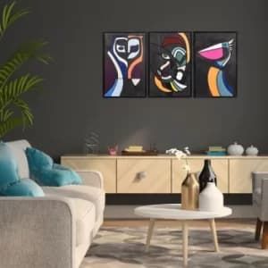 Image of Forest World 1 Multicolor Decorative Wooden Wall Accessory