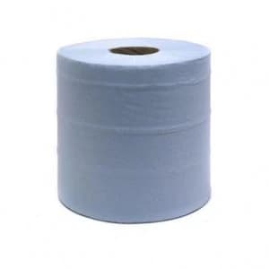 Image of Value Centre Feed Roll Blue 2 ply Pack 6