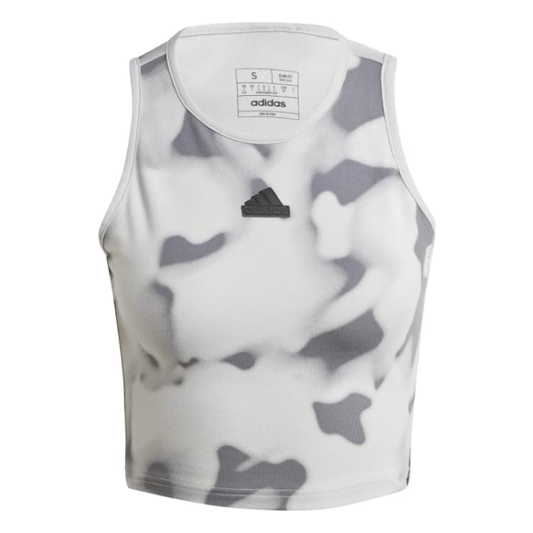Image of adidas Future Icons 3-Stripes Tank Top Womens Performance Vests S (8-10) Grey 34584402330