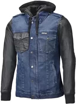 Image of Held Petrol Motorcycle Textile Jacket, black-blue, Size S, black-blue, Size S