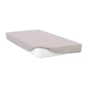 Image of Belledorm 200 Thread Count Egyptian Cotton Deep Fitted Sheet (Superking) (Oyster)