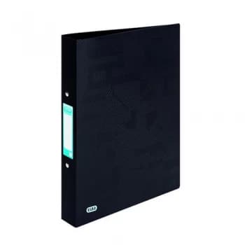 Image of Elba Ring Binder 25mm Capacity A4 Black 400104389