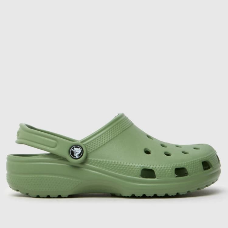 Image of Crocs Unisex Classic Clogs Moss W6/M5