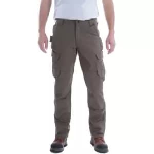 Image of Carhartt Mens Steel Relaxed Cordura Cargo Pocket Trousers Waist 40' (102cm), Inside Leg 30' (76cm)
