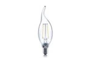 Image of Integral Candle Filament Flame Tip Omni Lamp E14 2W 23W 2700K 230lm Non-Dimmable 300 deg Beam Angle