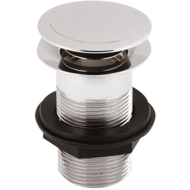 Image of NUIE Nuie - Chrome Unslotted Push Button Basin Waste - EK304 ek304