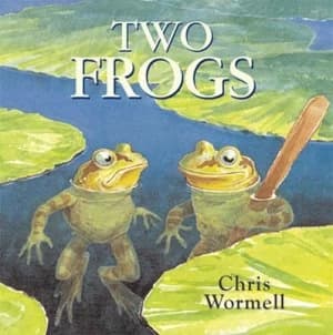 Image of Two Frogs by Christopher Wormell Hardback