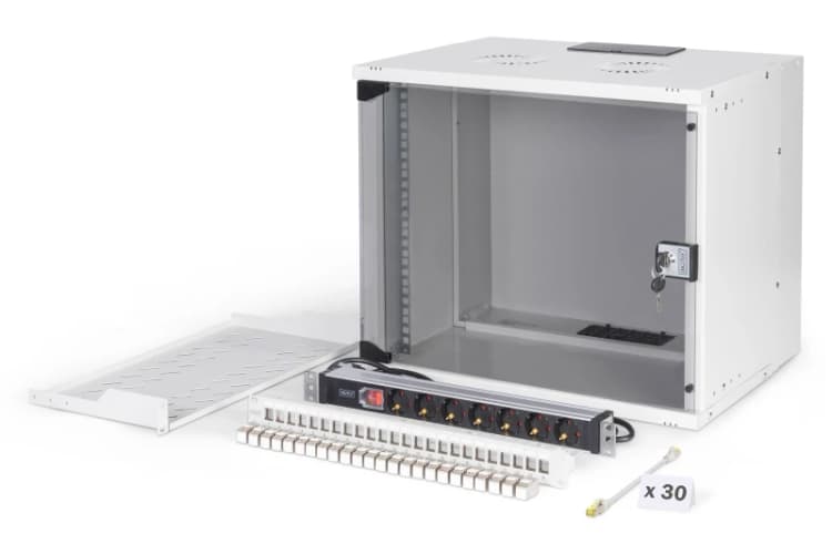 Image of Digitus SOHO Pro network set. 483mm (19") - 9U. 540 x 400 mm (W