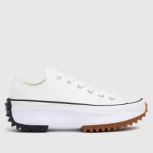Image of Converse White & Black Run Star Hike Ox Trainers
