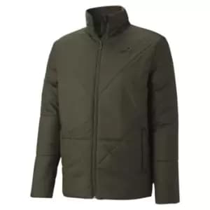 Image of Puma Essential Padded Jacket Mens - Green