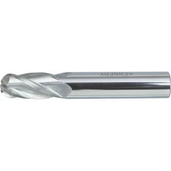 Image of Sherwood - 6.00MM Carbide Micrograin 4 Flute Plain Shank Ball Nosed End Mills