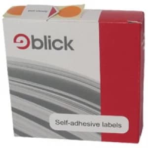 Image of Blick Orange Labels in Dispensers Pack of 1280 RS011859
