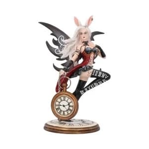 Image of Rabbit and Clock Wonderland Fairy Figurine