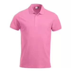 Image of Clique Mens Classic Lincoln Polo Shirt (XL) (Bright Pink)