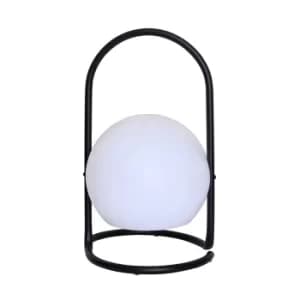 Image of Corte IP44 LED Colour Changing Rechargeable Table Light with White Glo