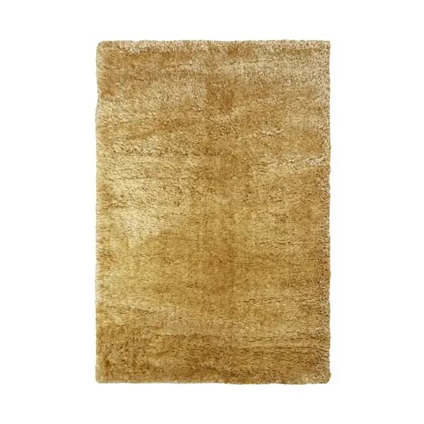 Image of Homemaker Supersoft Plain Rug Ochre 160X230Cm