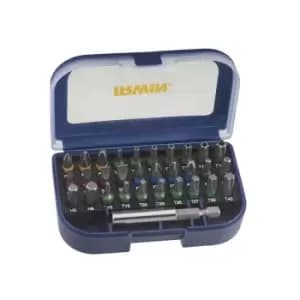 Image of Irwin IW6062526 Colour Coded Screwdriver Bit Set 31 Piece IRWIW6062526