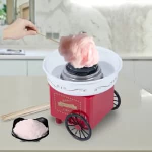 Image of HOMCOM Electric Candy Floss Machine, 450W-Red