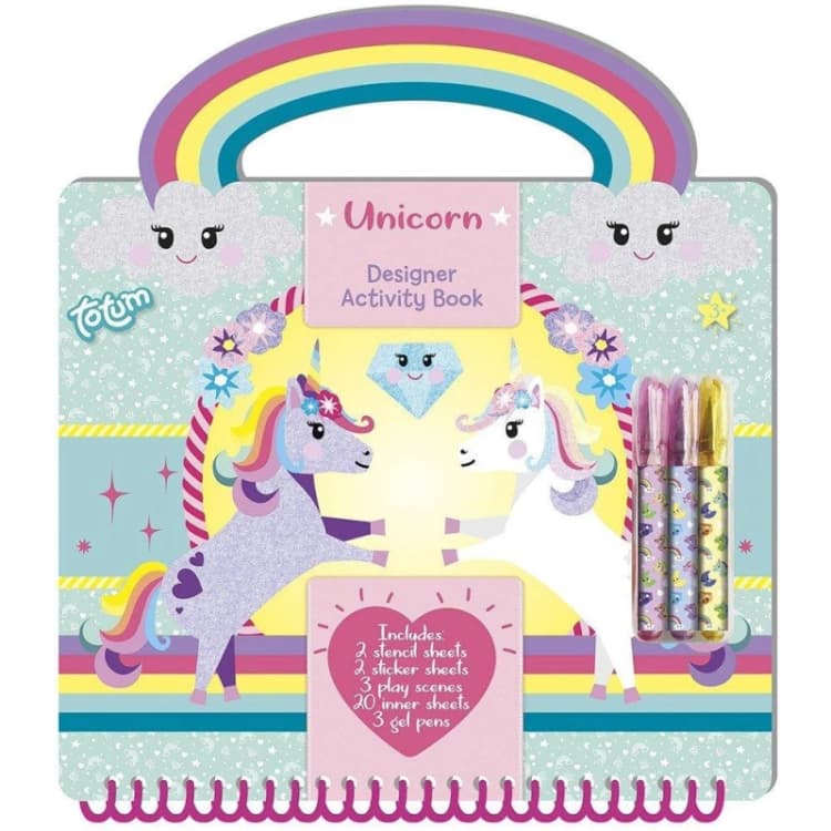 Image of Totum Unicorn Designer Activity Book Multi unisex