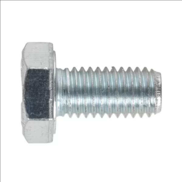 Image of Genuine SEALEY SS1020 HT Setscrew M10 x 20mm 8.8 Zinc DIN 933 Pack of 25