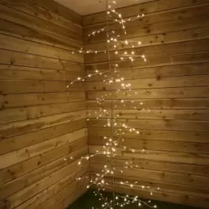 Image of Premier 3m Outdoor and Indoor Gold Lit Branch Garland, 288 LEDs