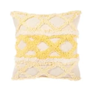 Image of Sass & Belle Yellow Scandi Boho Cushion