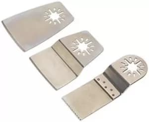 Image of Sealey SMTA1 Multi-Tool Blade Set 3pc