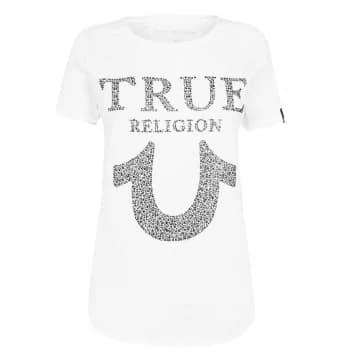 Image of True Religion Crystal T Shirt - White 1700