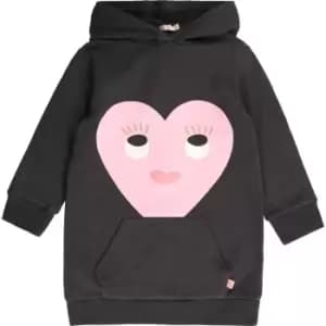 Image of Billieblush Print Hoodie Daydress - DARK GREY