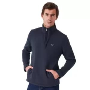 Image of Crew Clothing Mens Coastal Half Zip Sweatshirt L - Chest 42-43.5'