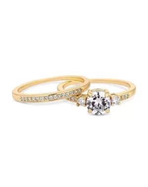 Image of Jon Richard Engagement Ring Set
