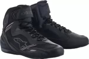 Image of Alpinestars Faster 3 Rideknit Motorcycle Shoes, black-grey, Size 40 41, black-grey, Size 40 41
